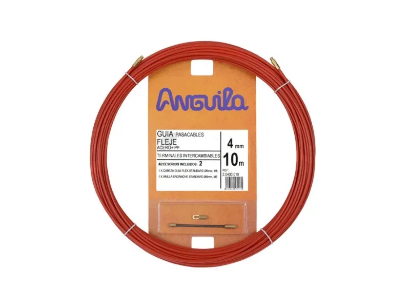 Behúzószalag lapos acél+PP bevonat, 10fm, 4 mm-es  - ANG-20400010