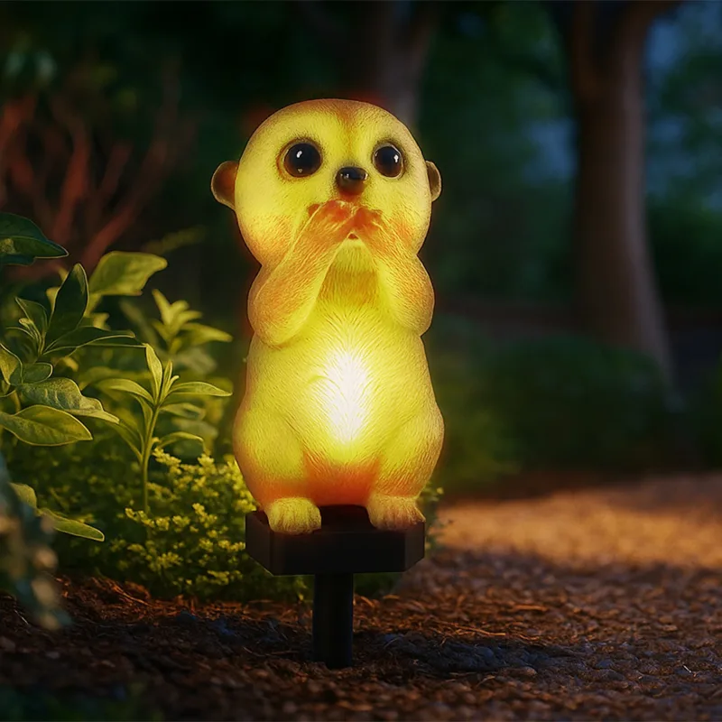 Entac Kerti Szolár Lámpa Leszúrható, Szurikáta, 410mm, 1db WW SMD LED