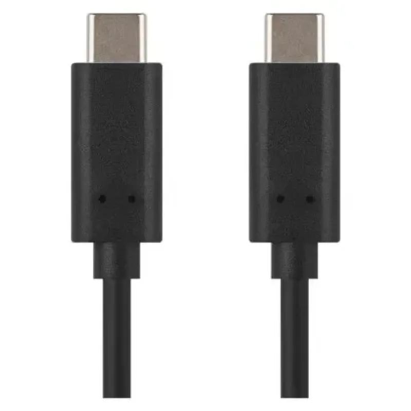 Töltő- és adatkábel USB-C 3.1 / USB-C 3.1, 1 m, fekete