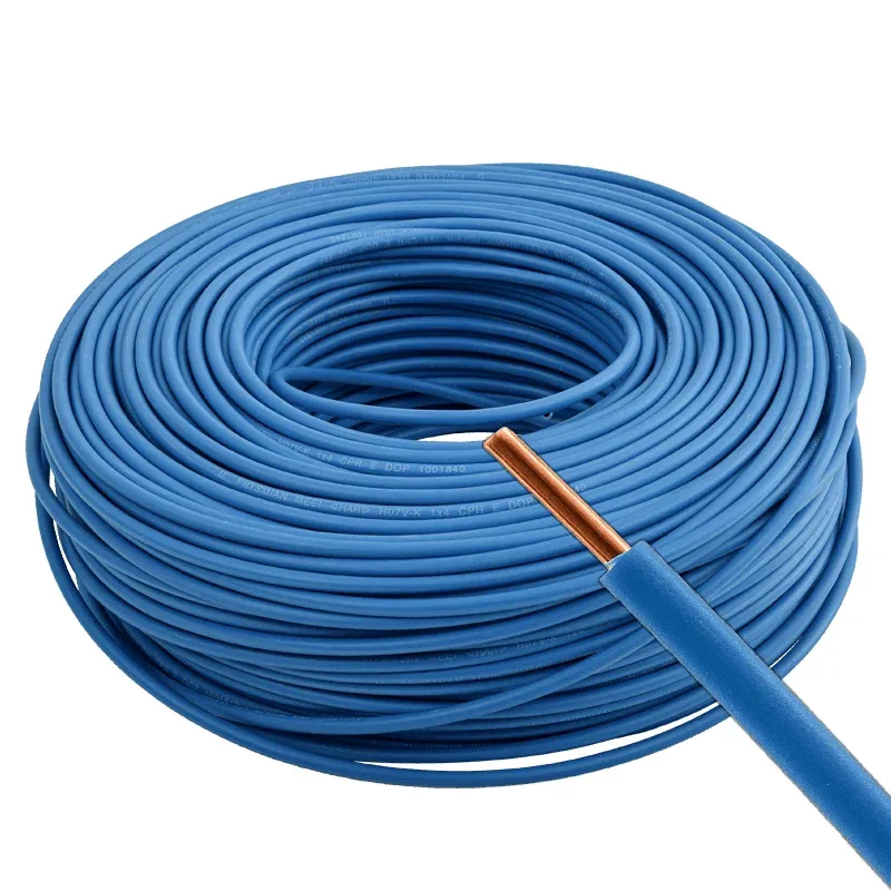 MCU 2,5 vezeték (H07V-U) tömör réz kábel elektromos villanyvezeték kék - 221010