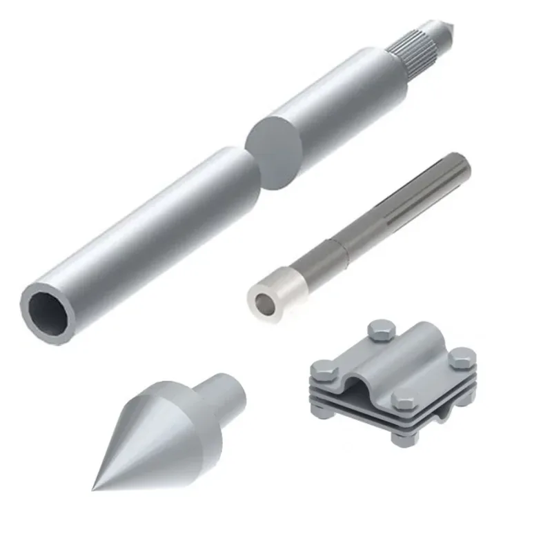 Villámvédelmi kezdőcsomag 20mm (6db mélyföldelő + 3db földelő csúcs + 3db multikapocs + 1db leütő)