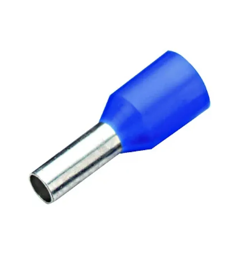 Szigetelt érvéghüvely, 2,5mm², hossz=18mm, kék - 187018