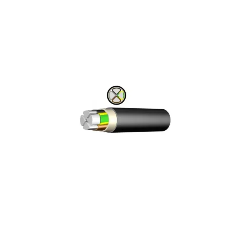 E-AYY-J 5x16 RM alumínium földkábel 0,6/1kV fekete - 16719
