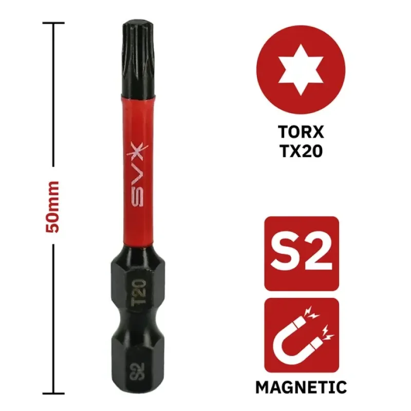 Bit mágneses TX20x50 mm - C50T20