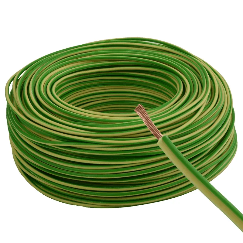 H07V-K 1x6 Zöld-Sárga 450/750V PVC szigetelésű sodrott hajlékony rézvezeték MKH