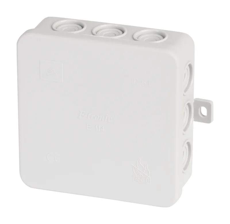 Leágaztató doboz (H x Sz x Ma) 100 x 100 x 40 mm - E114