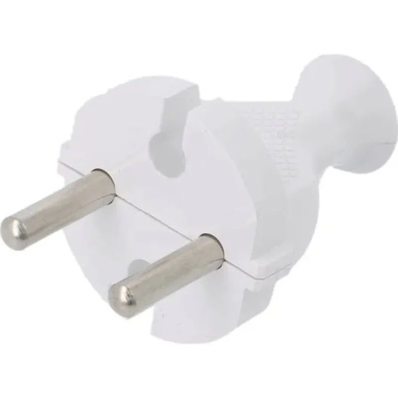 Plastrol WT-2/WH fehér egyenes dugvilla - WT-2/WH